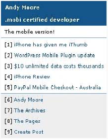 WordPress Mobile Plugin