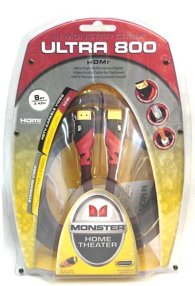 Hdmi Cable Monster on Wts Monster Ultra 800 Hdmi Cable New