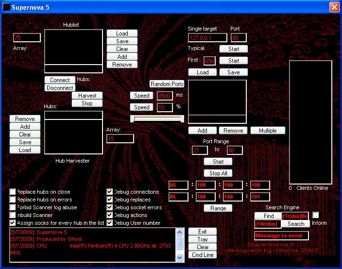 This is tool is used for DDos attacks